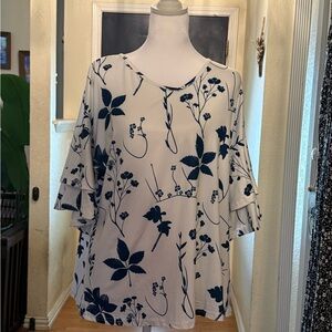 Floral Print Women's Top